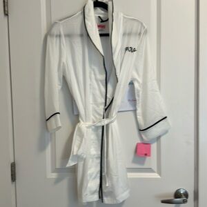 NWT Kate Spade Bride Robe “Mrs”